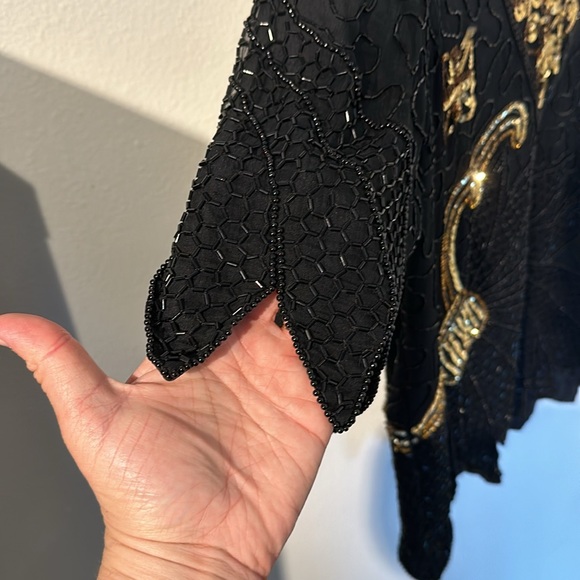 VTG  1980’s 100% Silk Laurence Kazar New York - Picture 12 of 17